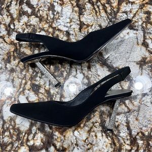 Stuart Weitzman Crystal heel stiletto sandals